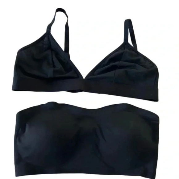 2 New black bras size M - Picture 1 of 7